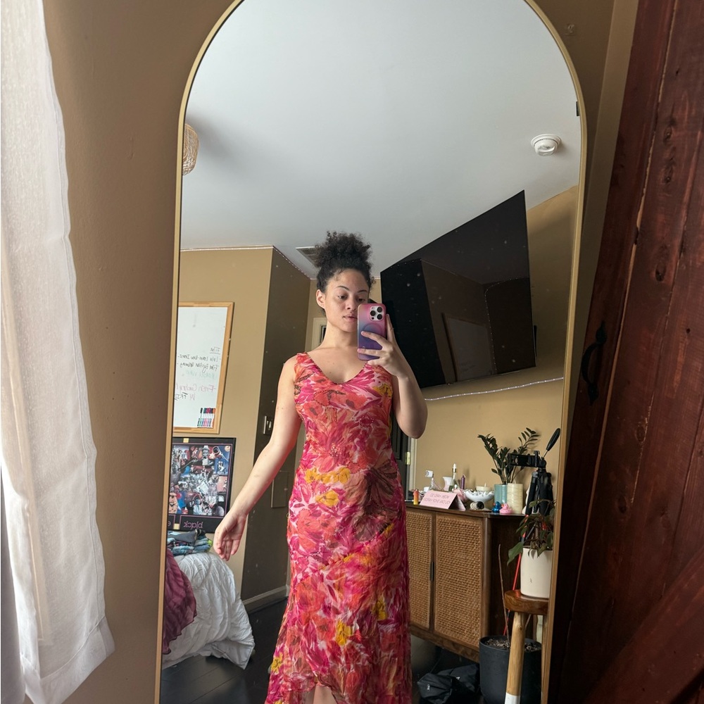 Vibrant Floral Maxi Dress